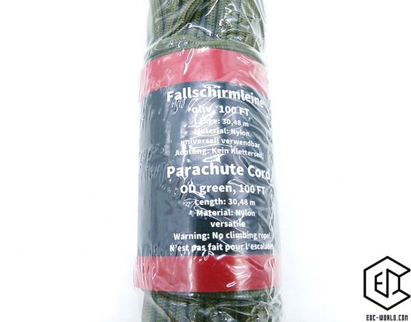 MFH® Paracord/Fallschirmleine Oliv 100 FT